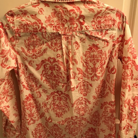 Silver studded button up blouse - Picture 7 of 11